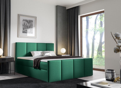 Bett Bettkasten Boxspringbett Möbel Schlafzimmer Design Doppel Hotel Modern Neu